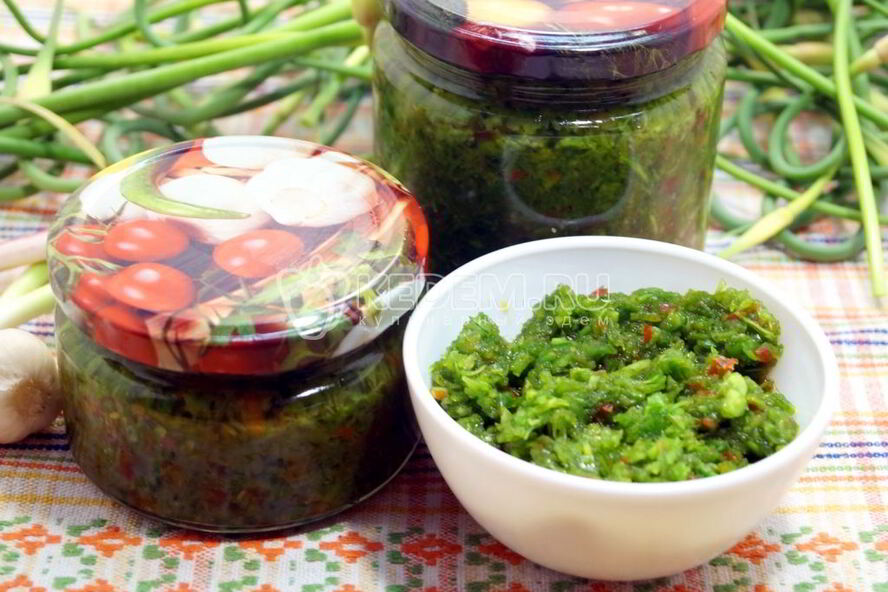 Рецепт пасты из чесночных стрелок