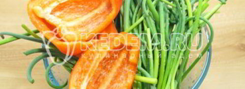 паста из чесночных стрелок. Шаг 2