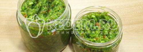 паста из чесночных стрелок. Шаг 6