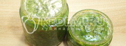 паста из чесночных стрелок. Шаг 8