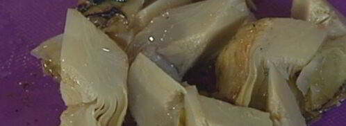 паста с артишоками, оливками и лимонным соусом. Шаг 2