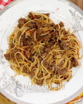 Паста с фаршем