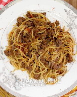 Паста с фаршем