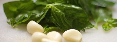 паста с креветками и базиликом. Шаг 4