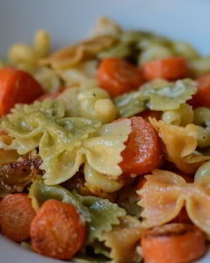 Паста с морковью