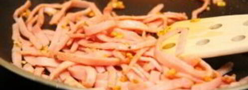 паста с ветчиной и сливками. Шаг 4