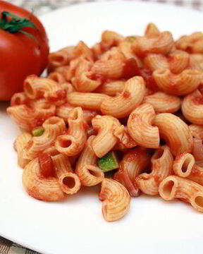 Постная паста в томатном соусе