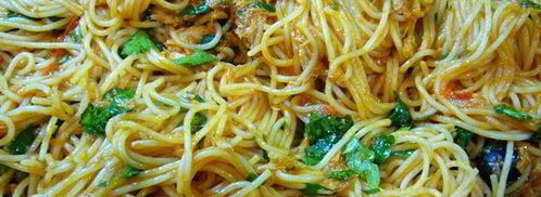 спагетти алла путтанеска. Шаг 5