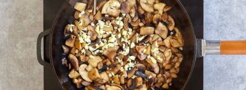 спагетти с грибами в сливочном соусе. Шаг 7