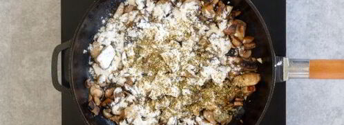 спагетти с грибами в сливочном соусе. Шаг 8