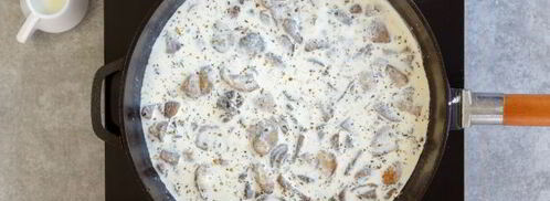 спагетти с грибами в сливочном соусе. Шаг 9