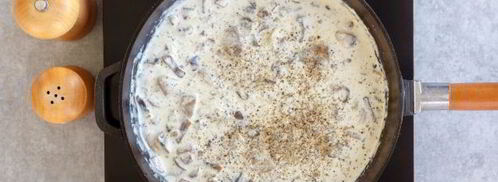 спагетти с грибами в сливочном соусе. Шаг 10