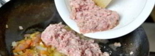 спагетти с мясом. Шаг 2