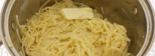 спагетти с обжаренной курицей и черри. Шаг 4