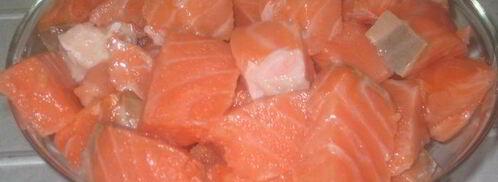 спагетти в сливочно-сырном соусе с семгой. Шаг 3