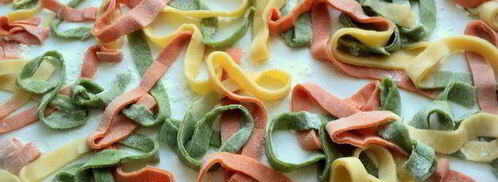 цветная паста триколор. Шаг 9