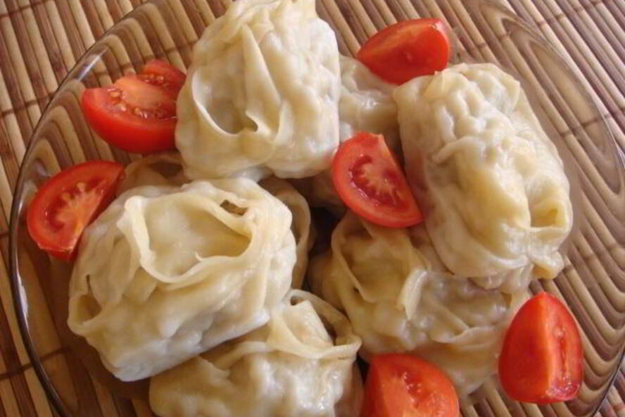 Рецепт мантов с гусем