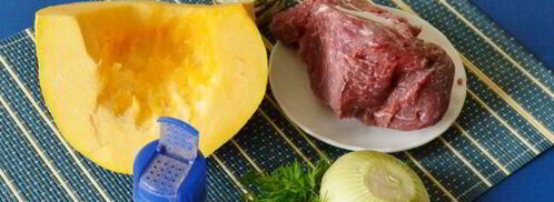 манты с тыквой и мясом. Шаг 9