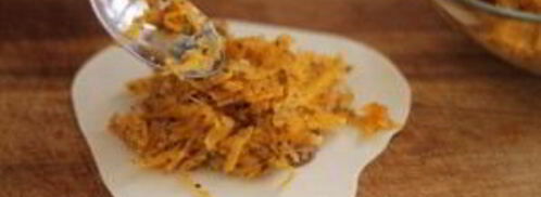 манты с тыквой. Шаг 7