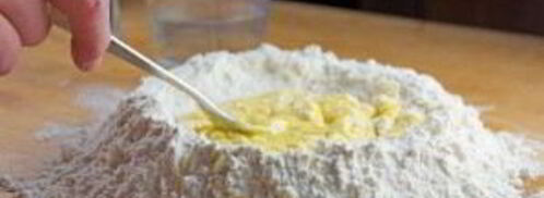 тесто на манты. Шаг 2