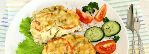 мясо по-французски с помидорами. Шаг 7