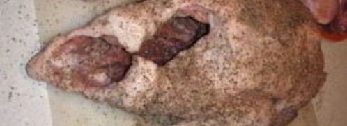 гусь в духовке в рукаве. Шаг 2