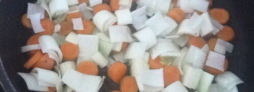 куриное филе и желтый перец. Шаг 4