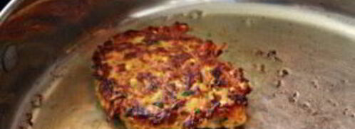 куриные грудки с картофельными оладьями и чатни. Шаг 6