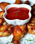 Куриные крылья в остром маринаде с карри