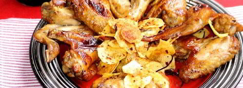 куриные крылышки по-шанхайски и острая картошка. Шаг 8