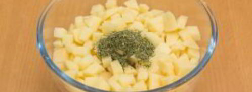 курица, фаршированная картофелем. Шаг 2