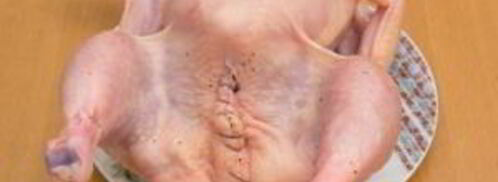 курица, фаршированная картофелем. Шаг 6