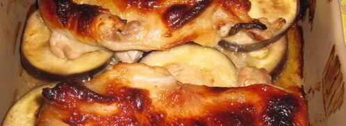 курица с баклажанами под чесночным маринадом. Шаг 6