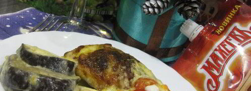 курица с баклажанами под чесночным маринадом. Шаг 10