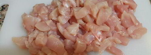 курица с брокколи и сельдереем в соусе из лабне. Шаг 2