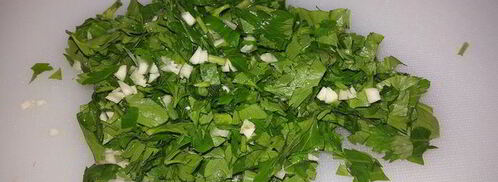 курица с брокколи и сельдереем в соусе из лабне. Шаг 6