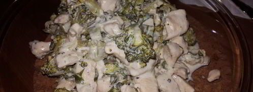 курица с брокколи и сельдереем в соусе из лабне. Шаг 8