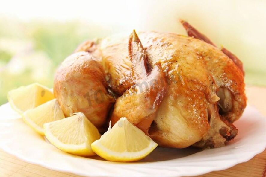 Рецепт курицы с золотистой корочкой в духовке