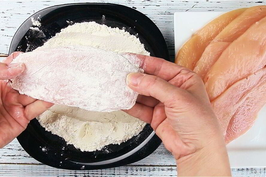 Рецепт курицы в панировочных сухарях и сыре