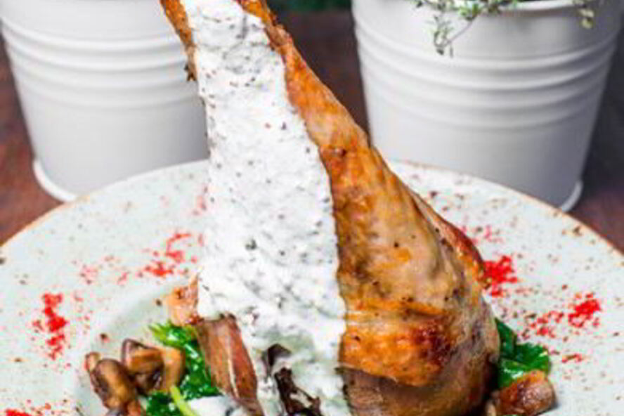 Рецепт ноги индейки в горчичном соусе