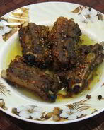 Ребрышки в фольге в духовке