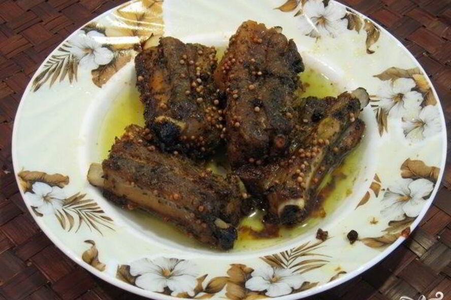 Рецепт ребрышек в фольге в духовке