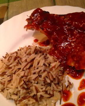 Свинина в кисло-сладком соусе в духовке