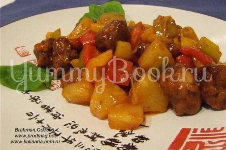 Рецепт свинины в кисло-сладком соусе