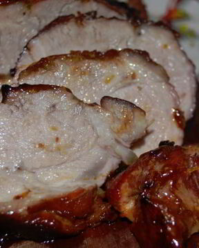 Свинина в медово-апельсиновой глазури