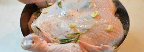 цыпленок с чесноком и травами. Шаг 2