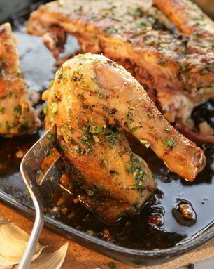 Цыпленок с чесноком