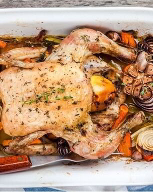 Цыпленок с травами