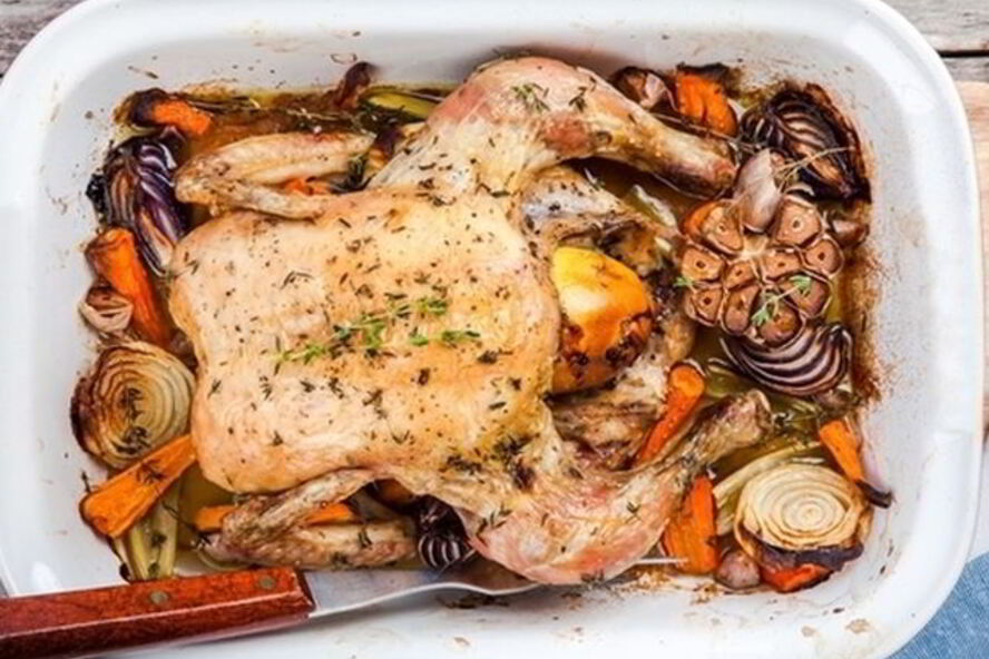 Рецепт цыпленка с травами