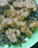 Тушеная баранина в мультиварке